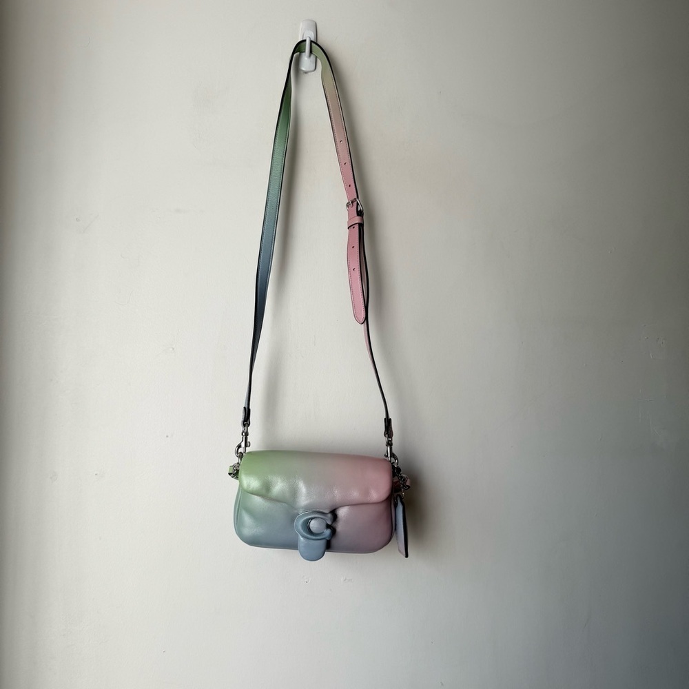 Coach Pillow Tabby 18 Pastel Ombre Leather Mini Crossbody Purse Handbag - Picture 5 of 10